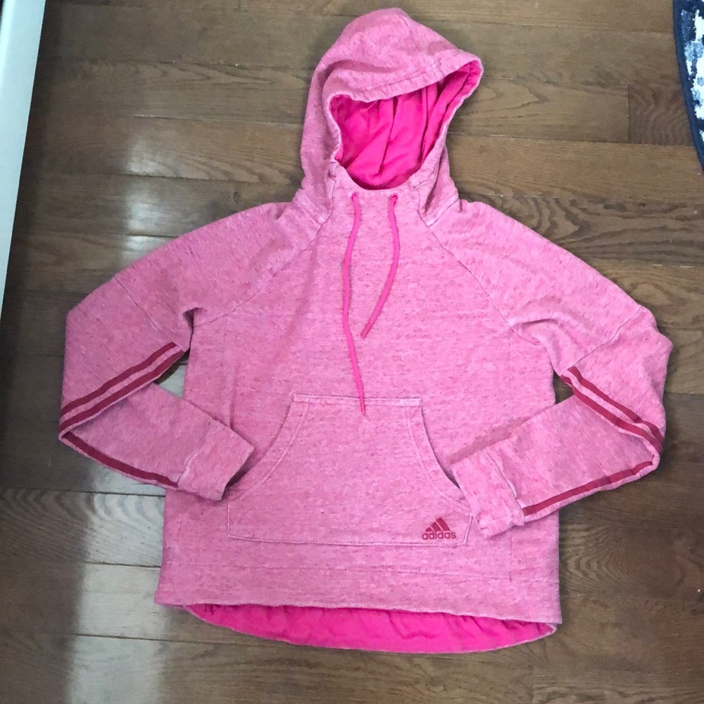 Adidas pink hoodie